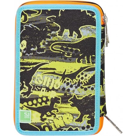 ASTUCCIO 3 ZIP SJ GANG REXME NERO VERDE SEVEN