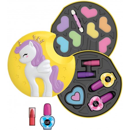 CRAZY CHIC LOVELY MAKE UP TROUSSE  UNICORNO COFANETTO CON TRUCCHI