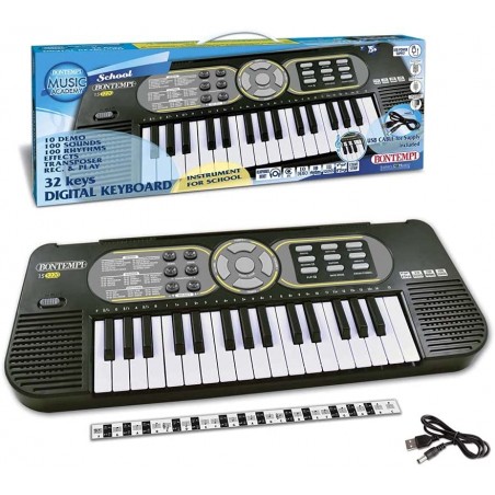 BONTEMPI MUSIC ACCADEMY MINI TASTIERA  ELETTRONICA 32 TASTI SCUOLA