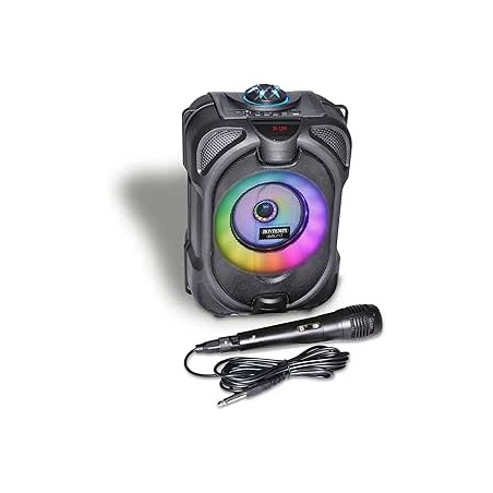 CASSA WIRLESS CON MICROFONO E LED RGB BONTEMPI