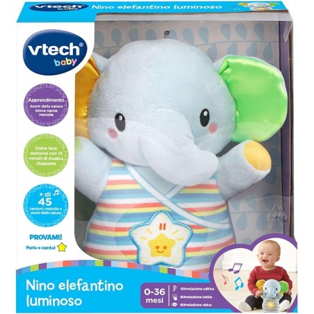 NINO L'ELEFANTINO LUMINOSO VTECH