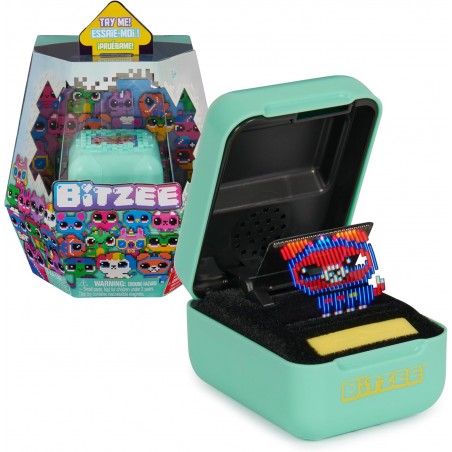 BITZEE VERDE CUCCIOLO DIGITALE INTERATTI VO CON 15 PERSONAGGI SPIN MASTER