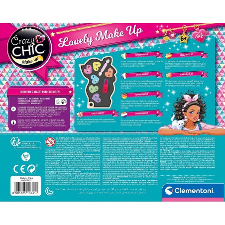 CRAZY CHIC LOVELY MAKE UP TROUSSE  TRUCCHI CERBIATTO CLEMENTONI