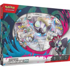 POKEMON COLLEZIONE GRAFAIAI EX 3 CARTE OLOGRAFICHE E 4 BUSTE ESPANSIONE GAME VI