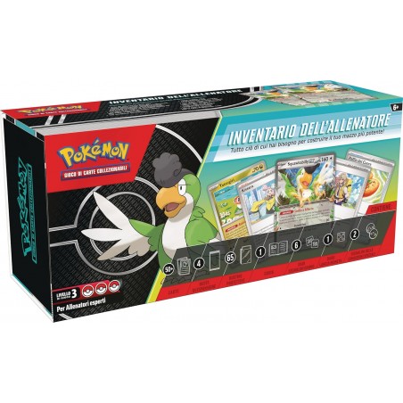 POKEMON INVENTARIO DELL'ALLENATORE CON  50 CARTE E 4 BUSTE ESPANSIONE GAME VISIO