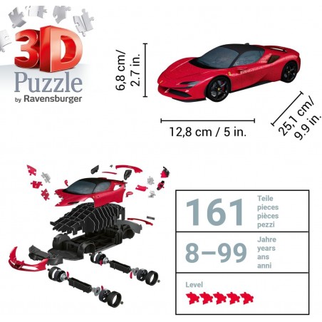 FERRARI SF90 STRADALE PUZZLE 3D  RAVENSBURGER