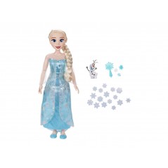 FROZEN ELSA ALTA 81 CM BAMBOLA  ARTICOLATA CON ACCESSORI JAKKS