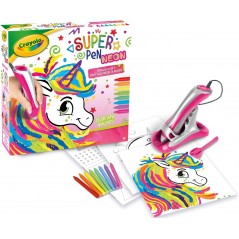 SUPER PEN NEON UNICORNO CRAYOLA BINNEY & SMITH