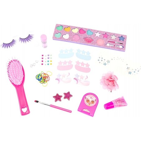 INFLUENCER MAKE UP DOLL - TESTA DA  TRUCCARE E PETTINARE CON OCCHI CAMBIA CO