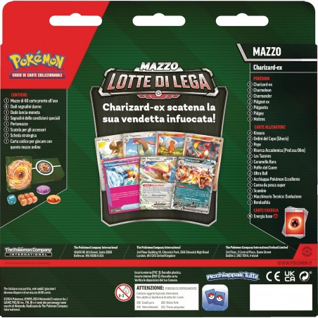POKEMON MAZZO LOTTE DI LEGA CHARIZARD EX GAME VISION