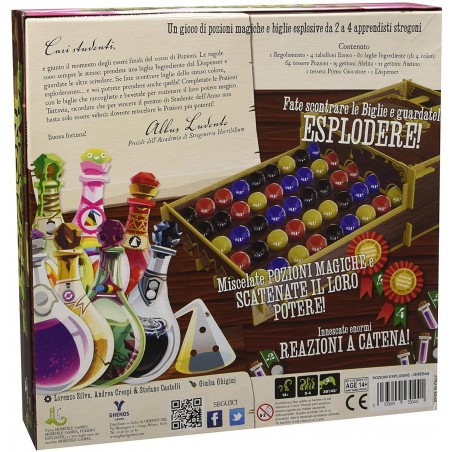 POZIONI ESPLOSIVE GIOCO DA TAVOLO GHENOS GAMES