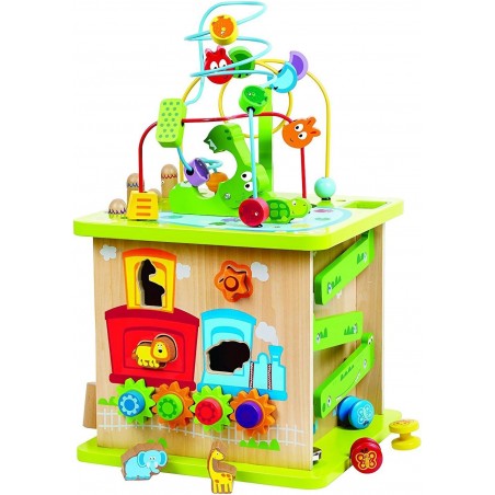 CUBO WILD SAFARI ADVENTURE CENTER HAPE E8341