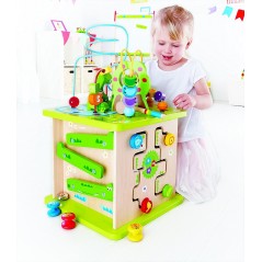 CUBO WILD SAFARI ADVENTURE CENTER HAPE E8341