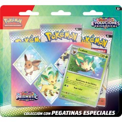 POKEMON EVOLUZIONI PRISMATICHE COLLEZIO  NE CON ADESIVI SYLVEON-GLACEON-LEAFESON