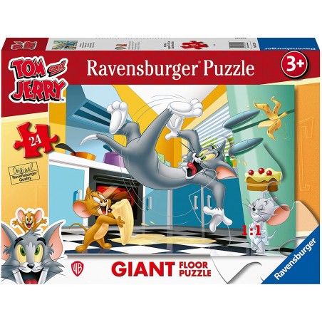 PUZZLE 24 TOM & JERRY GIGANT  PAVIMENTO RAVENSBURGER 