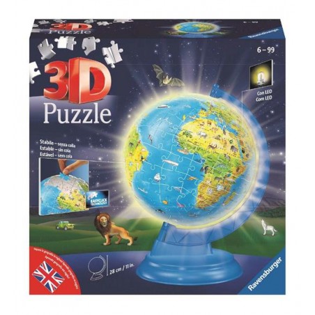 PUZZLE GLOBO NIGHT EDITION 3D CON LUCE RAVENSBURGER