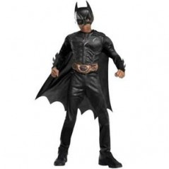 COSTUME BATMAN SMALL ANNI 3-4 RUBIE'S TUTA IMBOTTITA - MASCHERA - MANTELLO