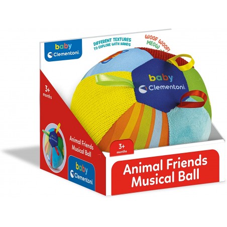 ANIMAL FRIENDS MUSICAL BALL CLEMENTONI  17464