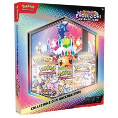 POKEMON EVOLUZIONI PRISMATICHE COLLEZION E CON RACCOGLITORE E 5 BUSTE GAME VISION