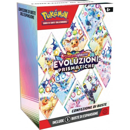 POKEMON EVOLUZIONI PRISMATICHE BUNDLE 6  BUSTE GAME VISION