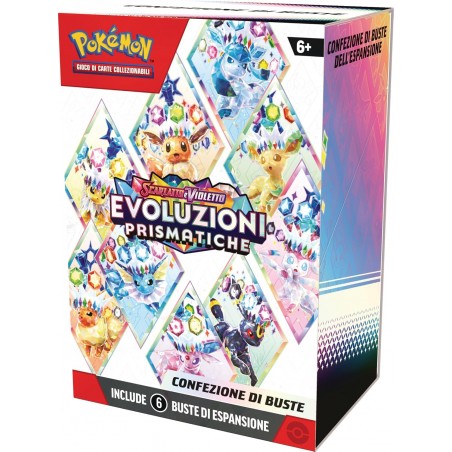 POKEMON EVOLUZIONI PRISMATICHE BUNDLE 6  BUSTE GAME VISION