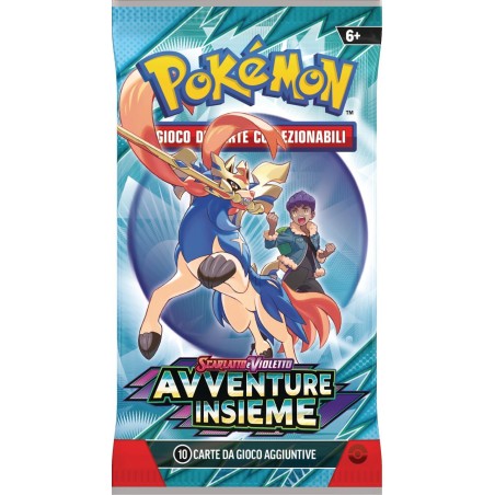 POKEMON AVVENTURE INSIEME BUSTINA  10 CARTE COLLEZIONABILI