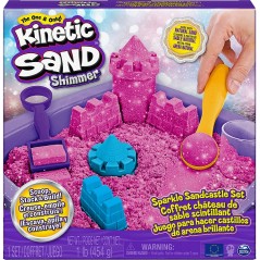 SPIN MASTER KINETIC SAND CASTELLO DI  SABBIA GLITTERATA 453 G 
