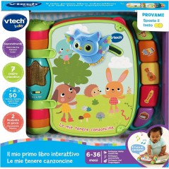 IL MIO PRIMO LIBRO INTERRATIVO LE PRIME  TENERE CANZONCINE VTECH BABY