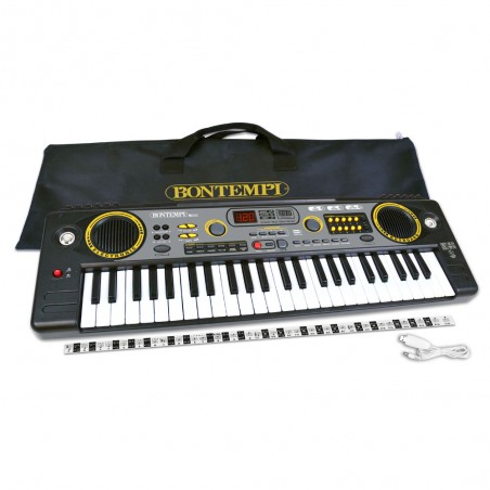 TASTIERA DIGITALE 49 TASTI 200 SUONI 200 RITMI 60 DEMO REC & PLAY BONTEMPI 154920