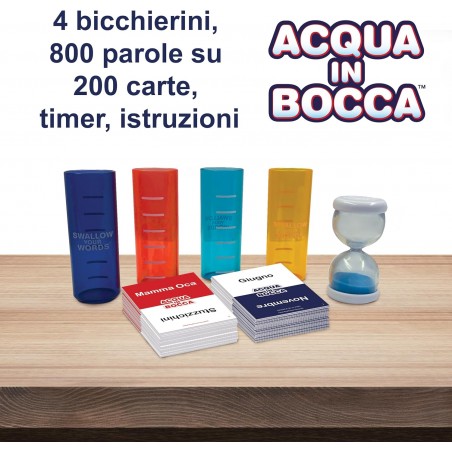 ACQUA IN BOCCA GOLIATH BEVI! PARLA! NON SPUTARE!
