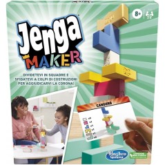 HASBRO JENGA MAKER MATTONCINI VERO LEGNO F4528