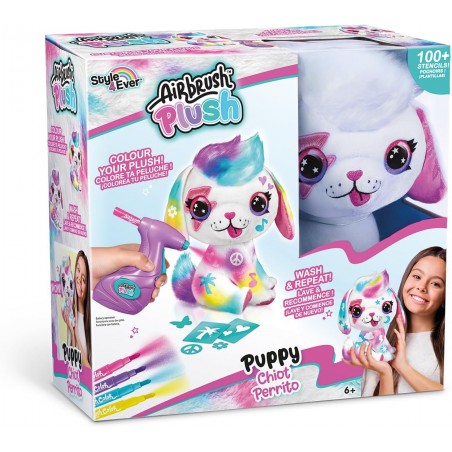AIRBRUSH PLUSH CAGNOLINO PUPPY ROCCO GIOCATTOLI