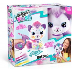 AIRBRUSH PLUSH GATTINO KITTY ROCCO GIOCATTOLI