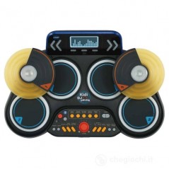 KIDI DJ DRUMS BATTERIA ELETTRONICA CON  PAD LUMINOSI E GIOCHI LUMINOSI VTECH