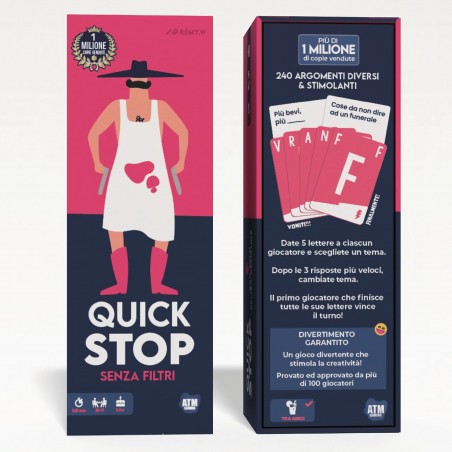 QUICK STOP SENZA FILTRI ASMODEE GIOCO DI CARTE 