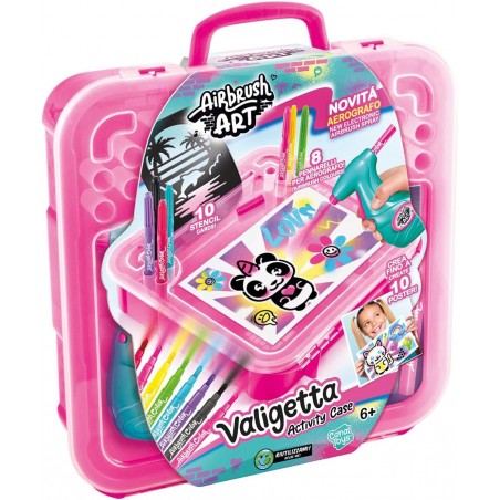 AIR BRUSH ART VALIGETTA ACTIVITY CASE CANAL TOYS ROCCO GIOCATTOLI