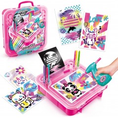 AIR BRUSH ART VALIGETTA ACTIVITY CASE CANAL TOYS ROCCO GIOCATTOLI