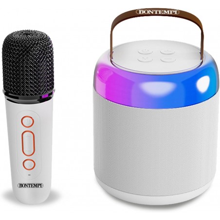 CASSA ACUSTICA WIRELESS SPEAKER WITH MICROPHONE E RGB LIGHT BONTEMPI