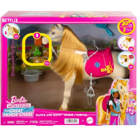 BARBIE TORNADO CAVALLO INTERATTIVO CON LUCI MUSICA E ACCESSORI MATTEL