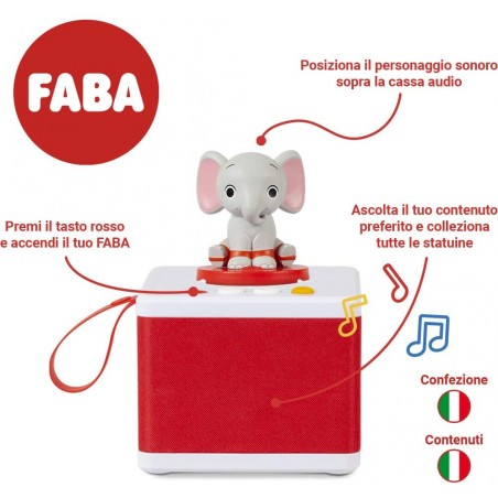 FABA IL TUO RACCONTASTORIE CON L' ELEFANTE CON INCLUSE 15 CANZONI 
