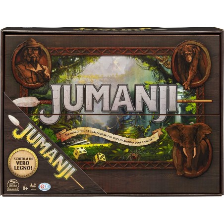 JUMANJI LEGNO GIOCO DA TAVOLO SPIN  MASTER
