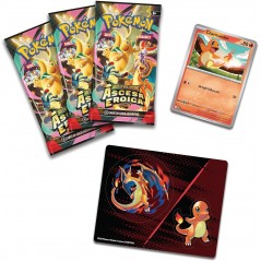 POKEMON ASCESA EROICA MEGAEVOLUZIONE CHARMANDER COLLEZIONE CON ADESIVI 