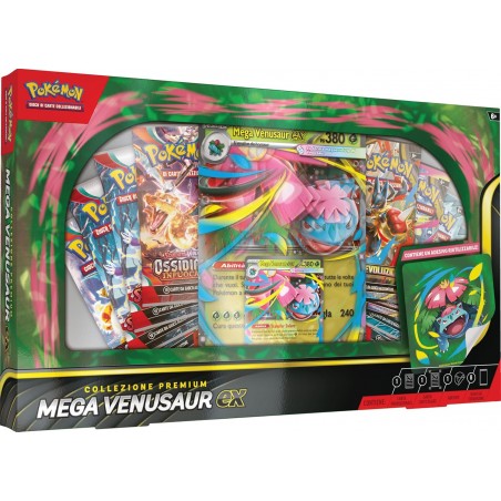 POKEMON MEGA VENUSAUR EX COLLEZIONE PREMIUM GAME VISION