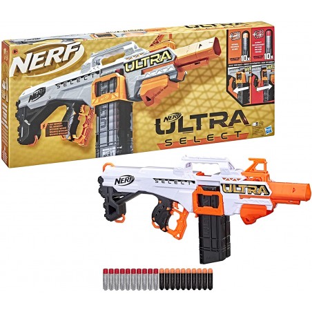 NERF ULTRA SELECT BLASTER MOTORIZZATO 20 DARDI ULTRA INCLUSI