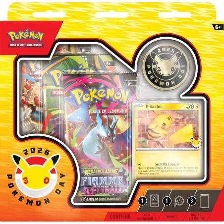 POKEMON COLLEZIONE POKEMON DAY 2026  TRENTESIMO ANNIVERSARIO DI POKEMON 