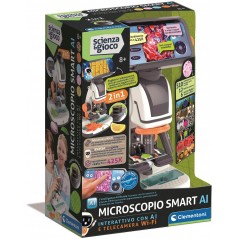 MICROSCOPIO SMART AI INTERATTIVO E TELECAMERA WI-FI SCIENZA E GIOCO 
