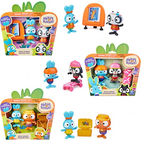 BRAVE BUNNIES SET 2 PERSONAGGI SPIN MASTER