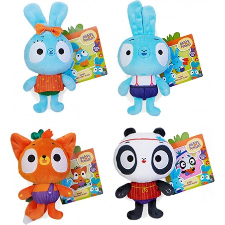 BRAVE BUNNIES BUNNY BRILLIANT PLUSH 4 PERSONAGGI ASSORTITI SPIN MASTER