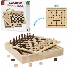 SCACCHI DAMA TRIA PRO DAL NEGRO 53909 