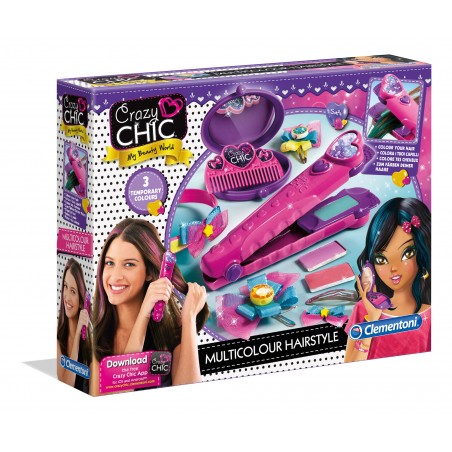 CRAZY CHIC PIASTRA DECORA CAPELLI PER BAMBINE CLEMENTONI